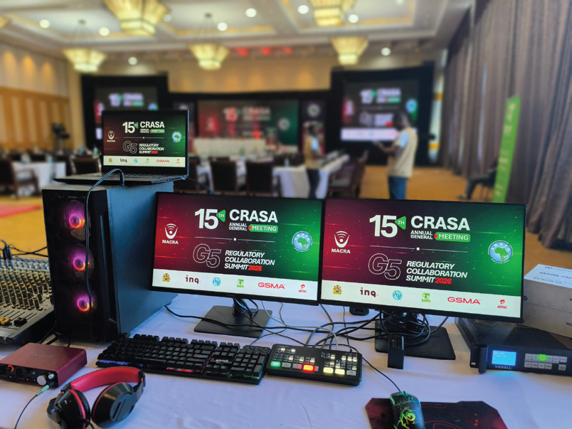Live streaming production setup for an event