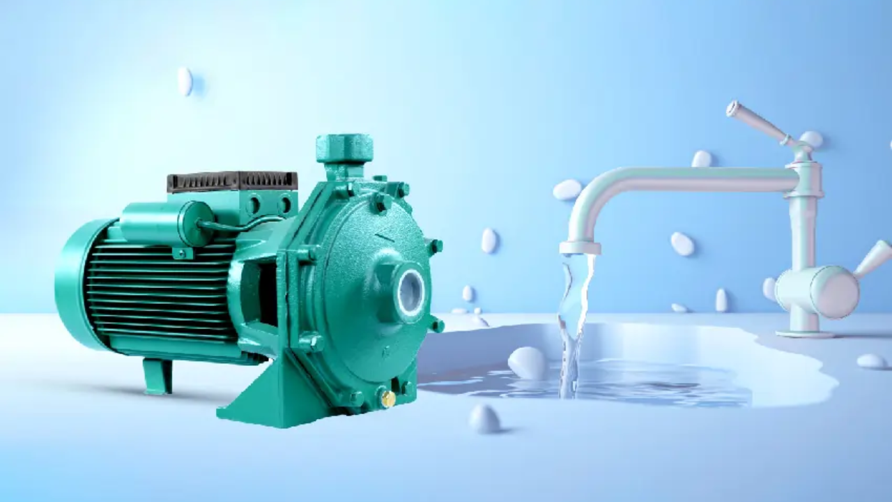 Water pump for borehole or pressure