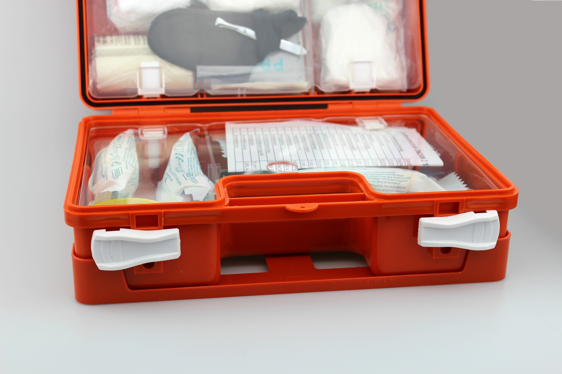 First aid kit for construction sites